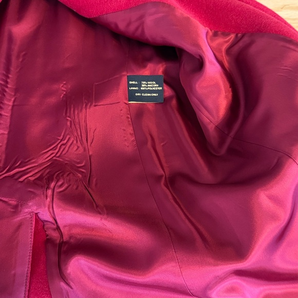 Luxury Italian Fabric Angora/Wool Blend Linda Richards Luxury Coat, size 6 - Picture 10 of 17